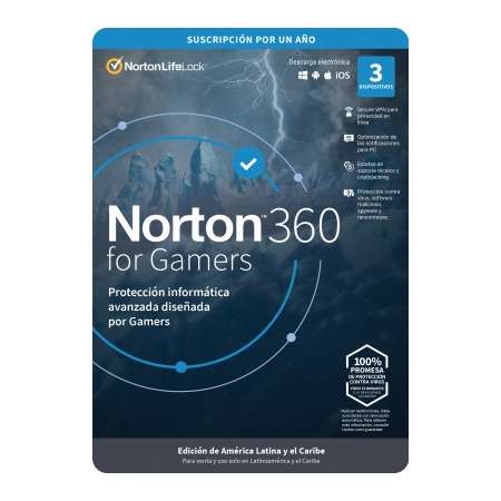 ANTIVIRUS NORTON 360 FOR GAMERS NORTON ESD